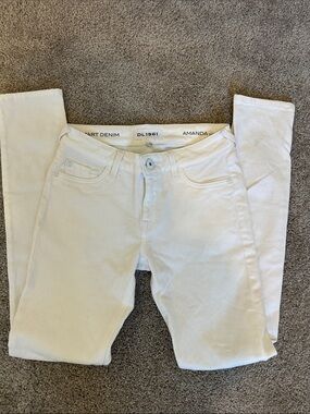 DL1961 Amanda Slim White Skinny Jeans